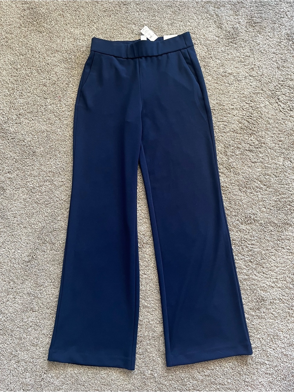 White House Black Market New Navy Women’s sz 4 Wide-Leg Dress Pants - Pull On
